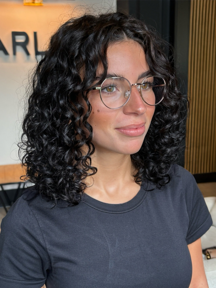 Curly Cut + Wash+ Steam + Style