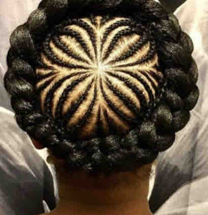 Goddess Halo*Braid w/design