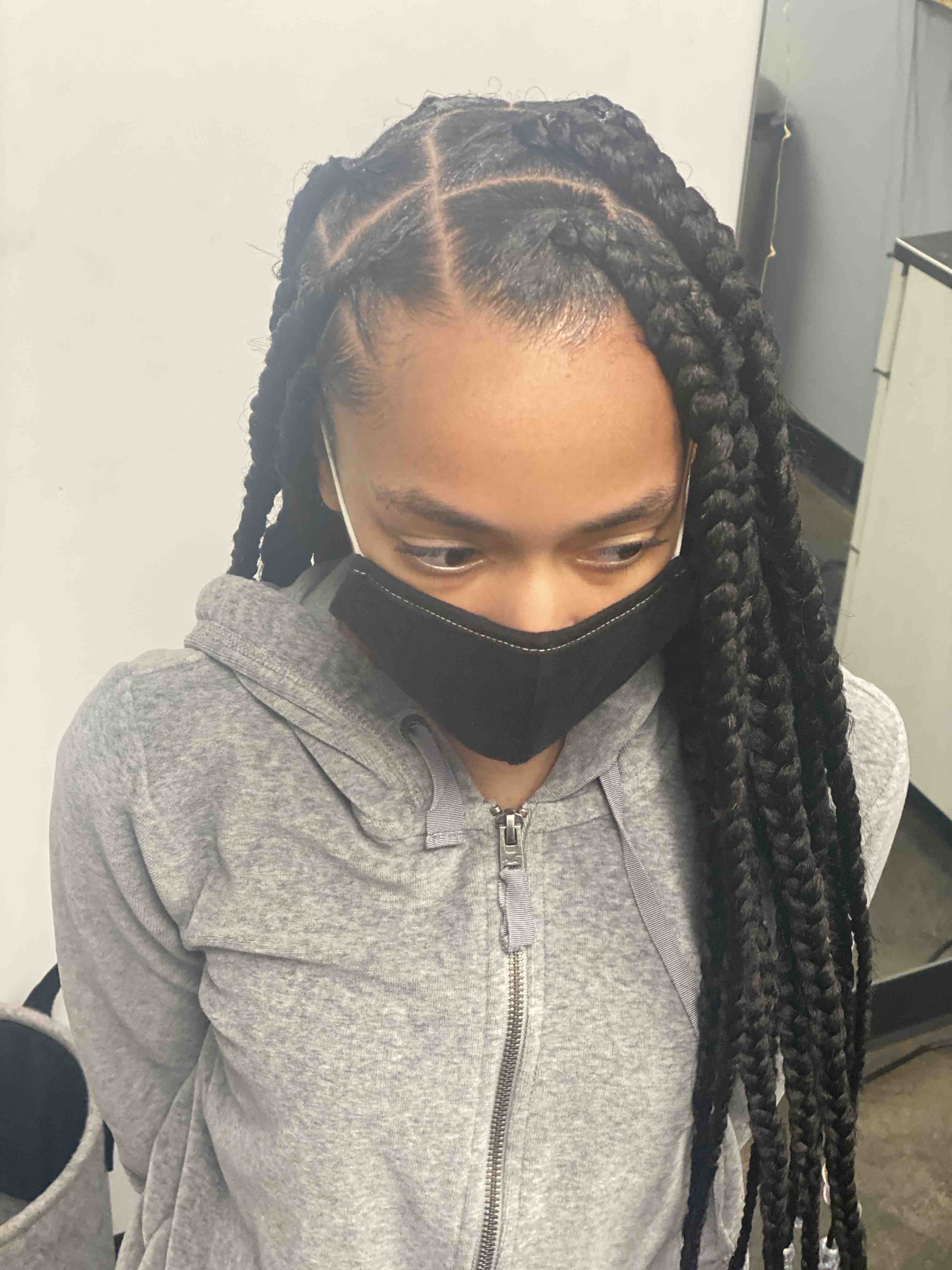 KIDS Jumbo Knotless Box Braids