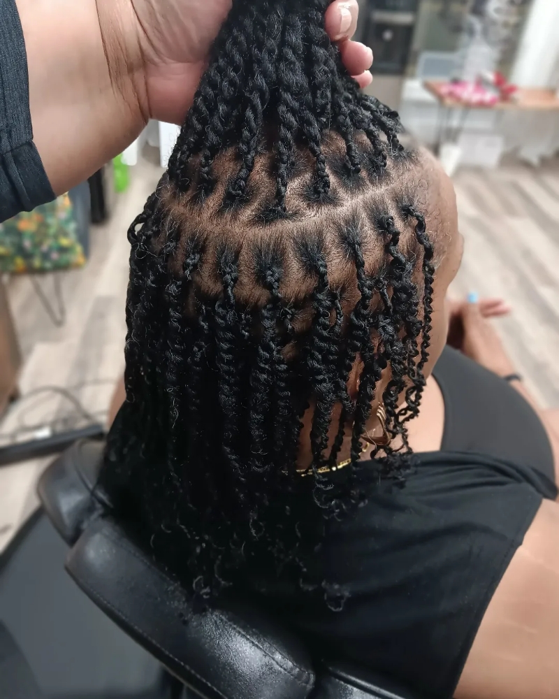 Twist Starter Locs (Hair Added)