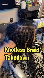Knotless Braid Takedown