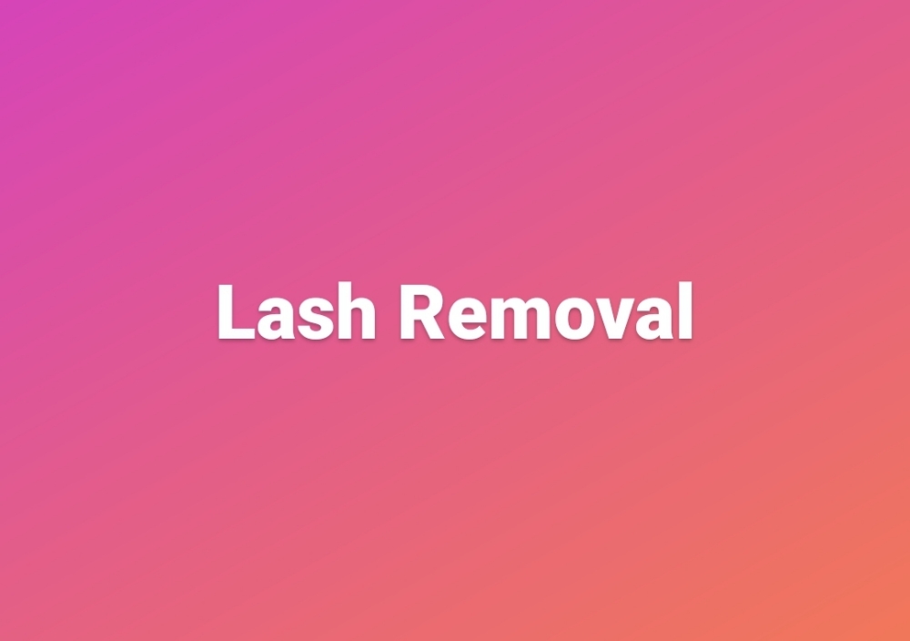 Lash Removal