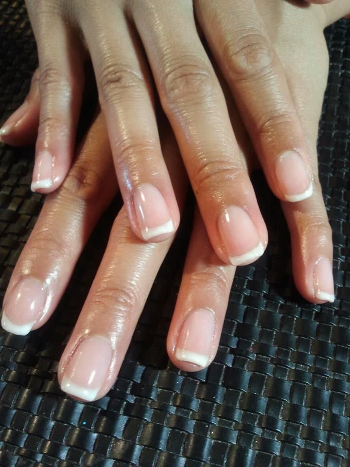 French Shellac Manicure