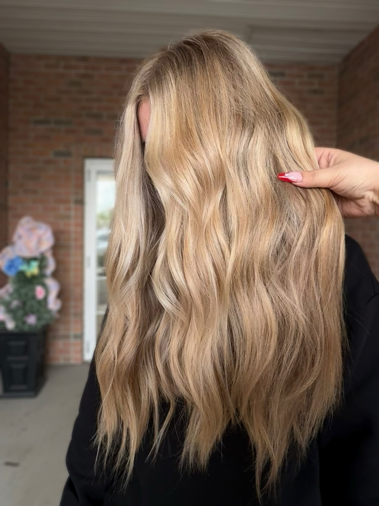 Full Balayage And Haircut