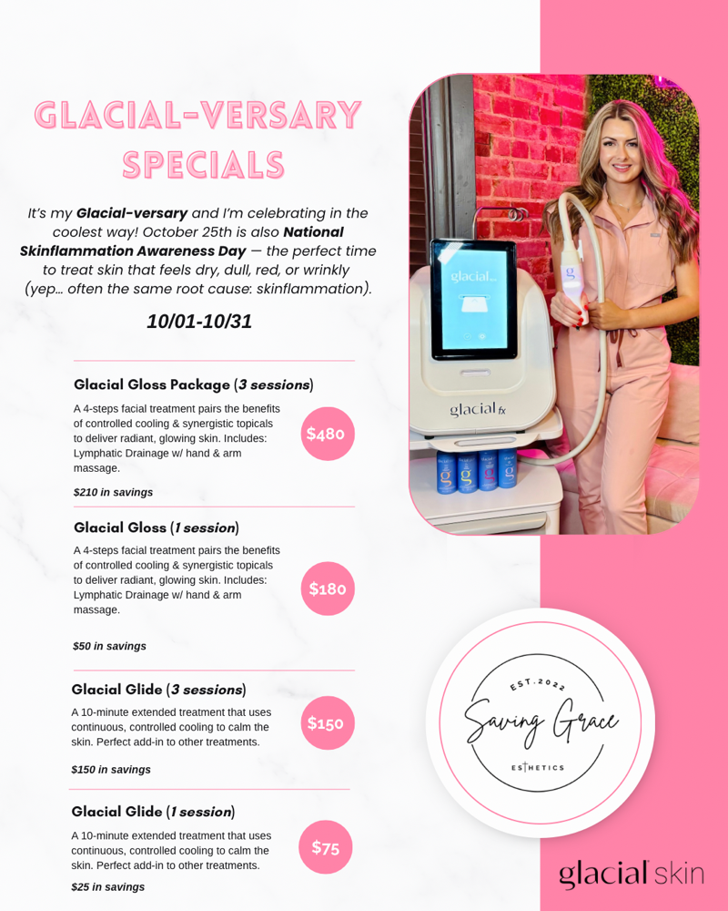 🧊🎉Glacial-versary 10/1-10/31