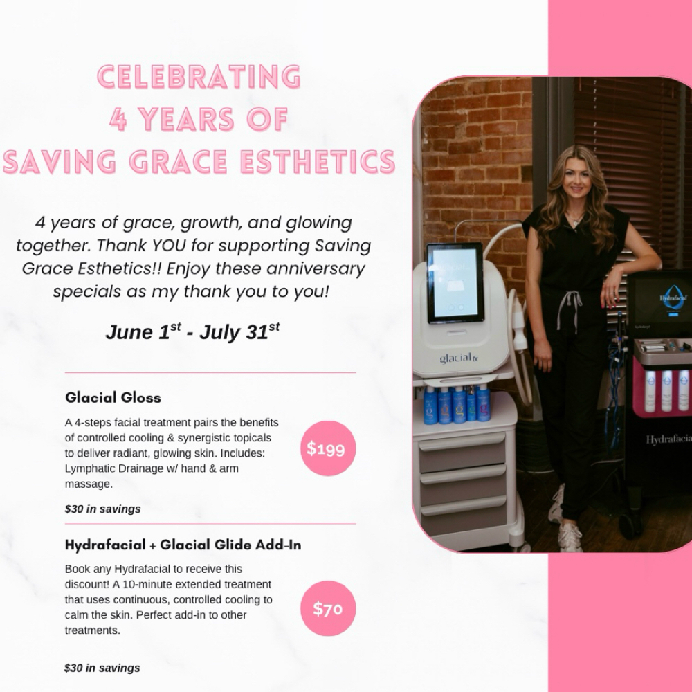 4 Years Of Saving Grace Esthetics🎉 at Saving Grace Esthetics in Kaufman, TX