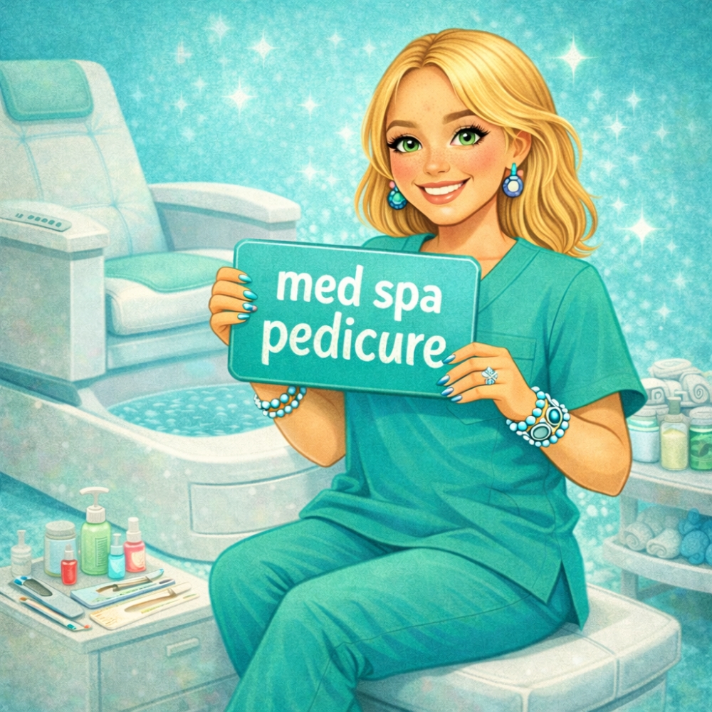 🦶 Med Spa Pedicure at freckled opal beauty llc✌🏻 in Salem, IN