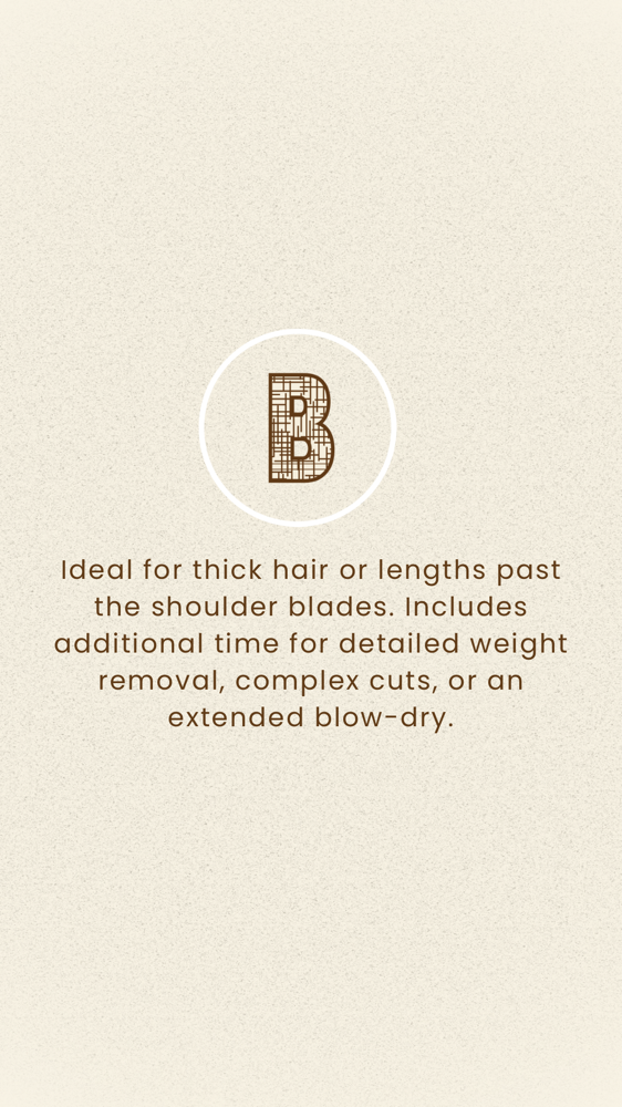 Custom Haircut (extra time)