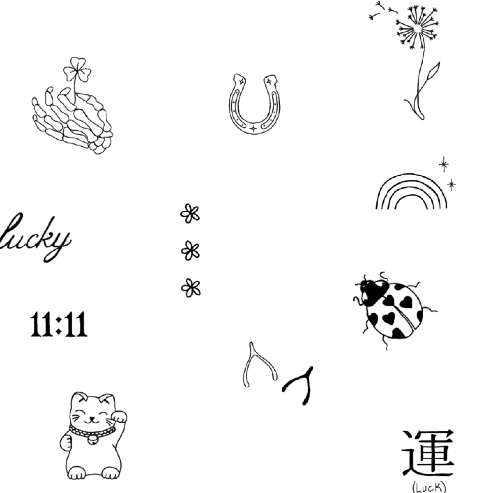 Tiny Tattoo Flash Sheet at Deadly Divine Beauty in Green Valley, AZ