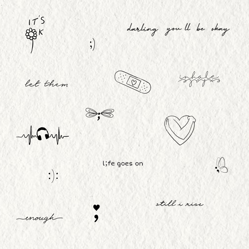 Tiny Tattoo Flash Sheet