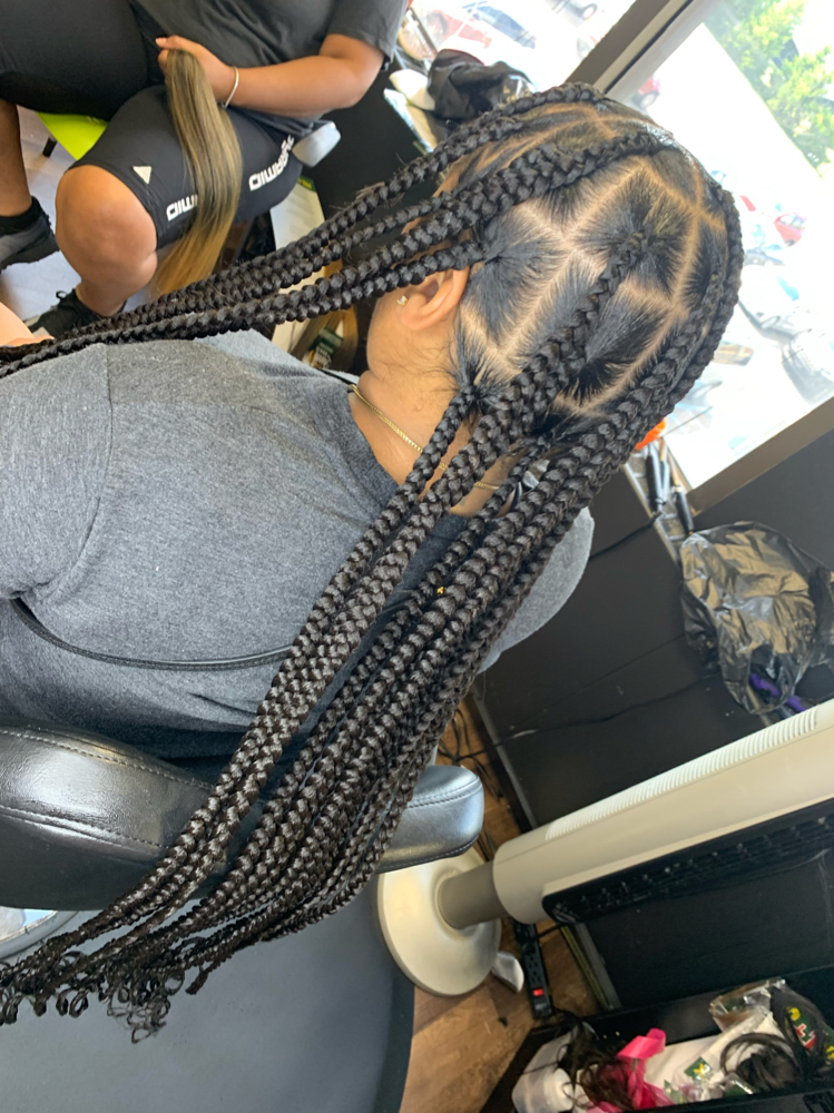 Large Knotless at Hair Styles By Madi in Oakpark, MI