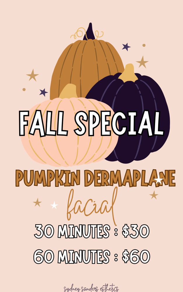 60 Minute Pumpkin Dermaplane