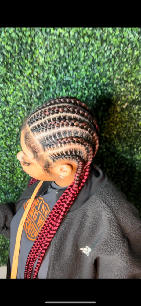 7/8 stitch braids at braidsbyderri in atlanta, GA