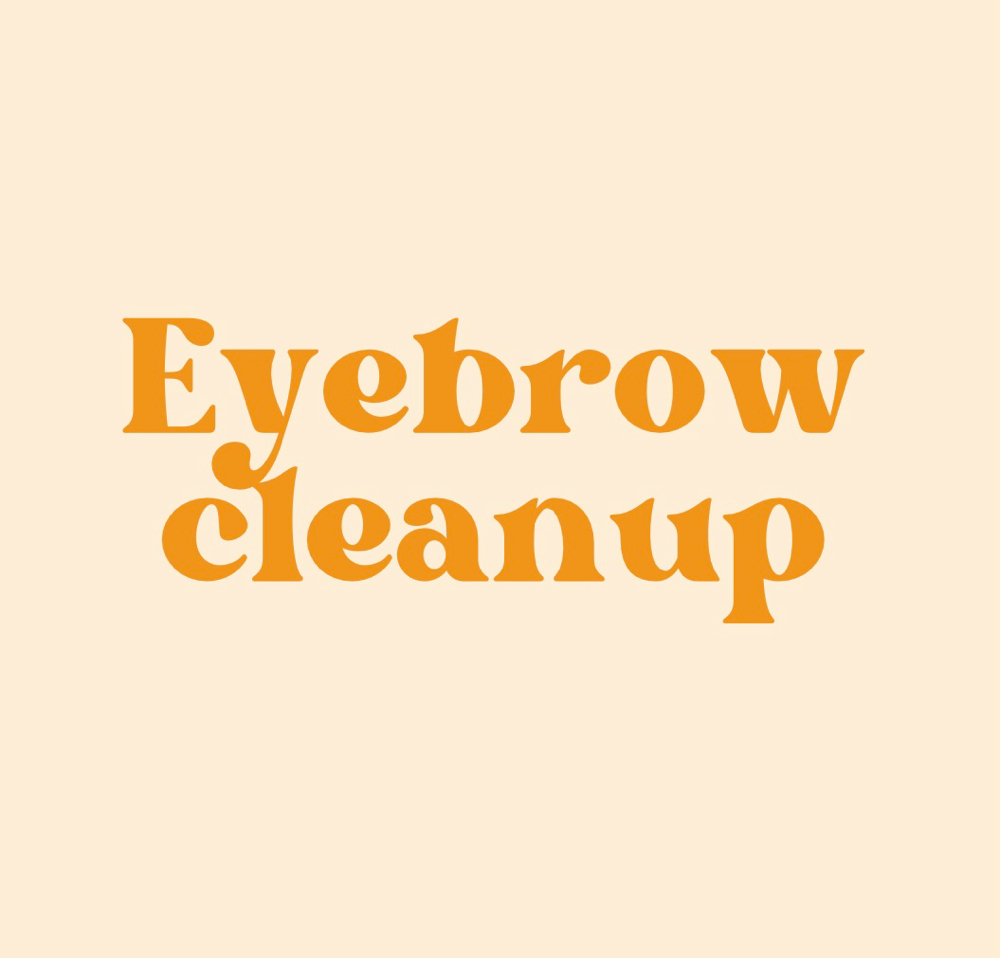 Eyebrow Cleanup