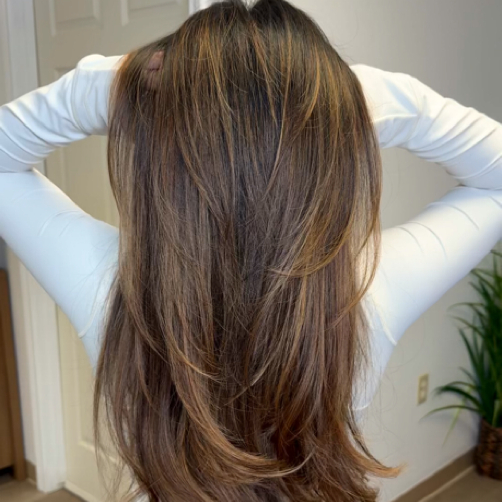 Custom Balayge/Highlight at Hidden Beauty in Harlingen, TX