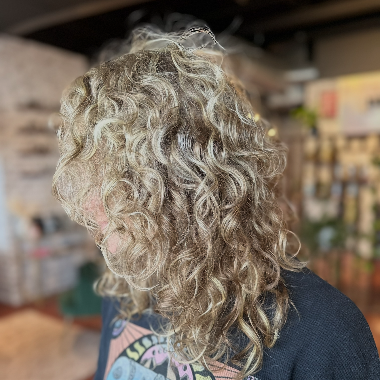 Custom blonding session at Kelly Hazel in Ellicott City, MD