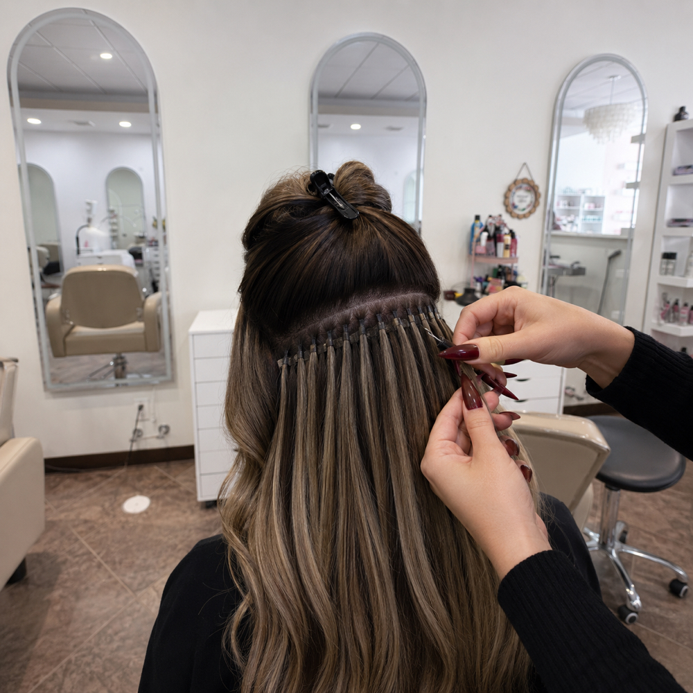 Extension Maintenance at Tiffany beauty and spa in Loves Park, IL