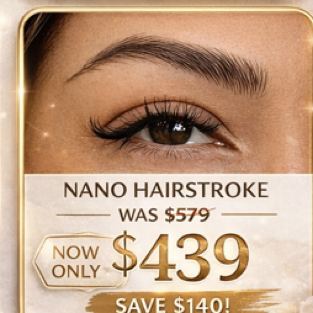 Nano Hairstrokes at LeahBrows| Microblading/ Ombre powder/ Nano Combo in Lincoln, NE