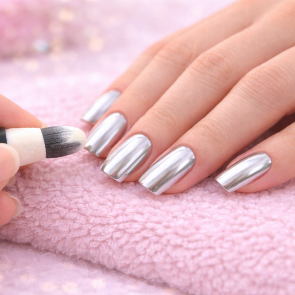 Chrome at Essence Nail Salon in Livingston, CA