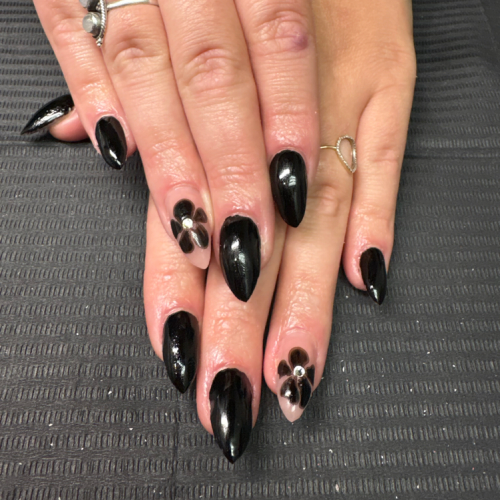 Level 2 Acrylic Full Set at Chemically Dependent Salon in Redmond, OR