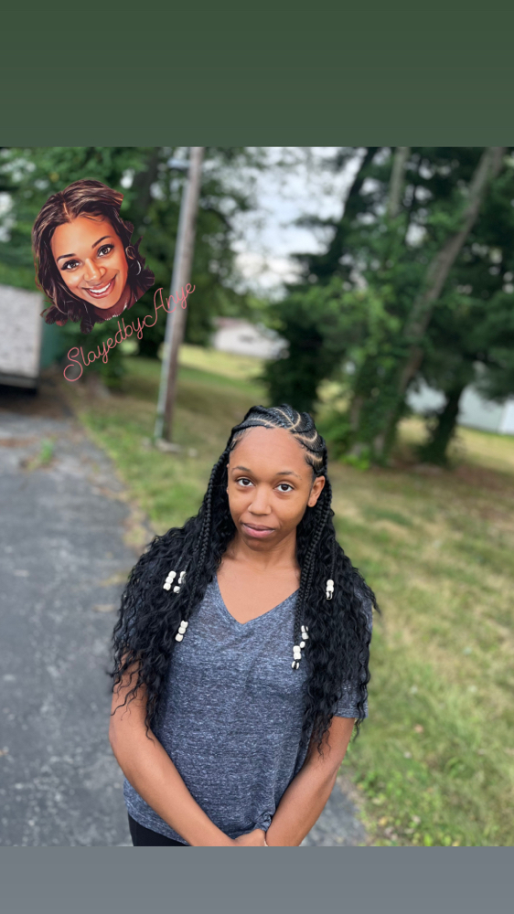 Half and Half Quick Weave