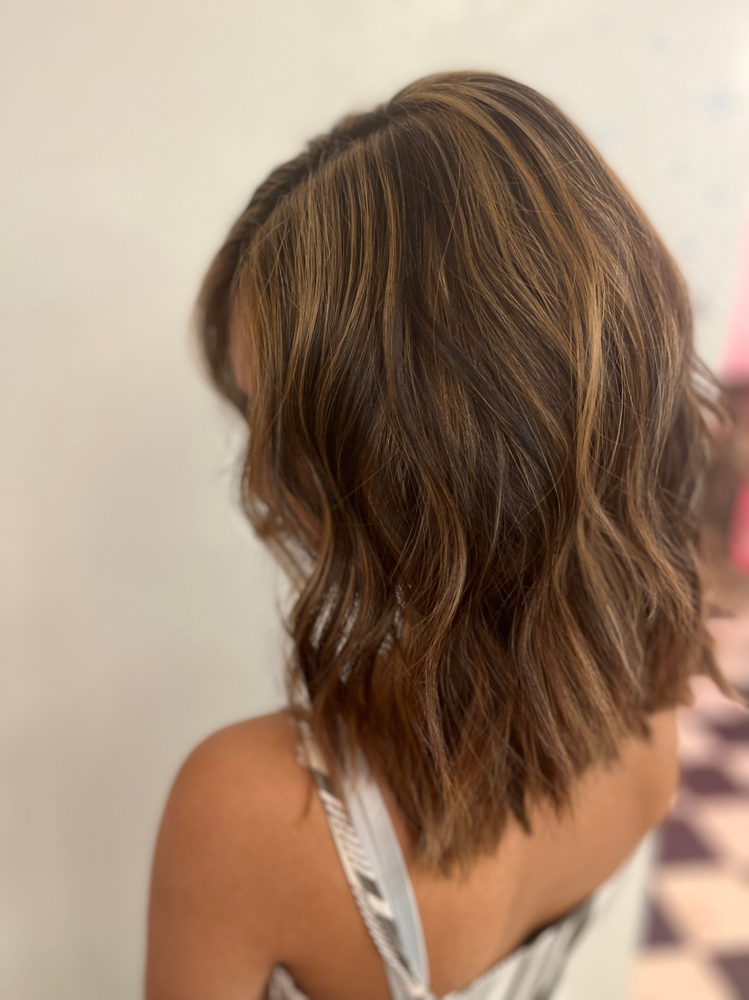 Color+Mini Highlight+Blowdry