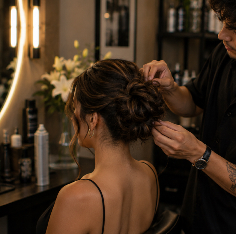 The Occasion | Up-Do at THRPYsuites Barbershop & Salon in Tampa, FL