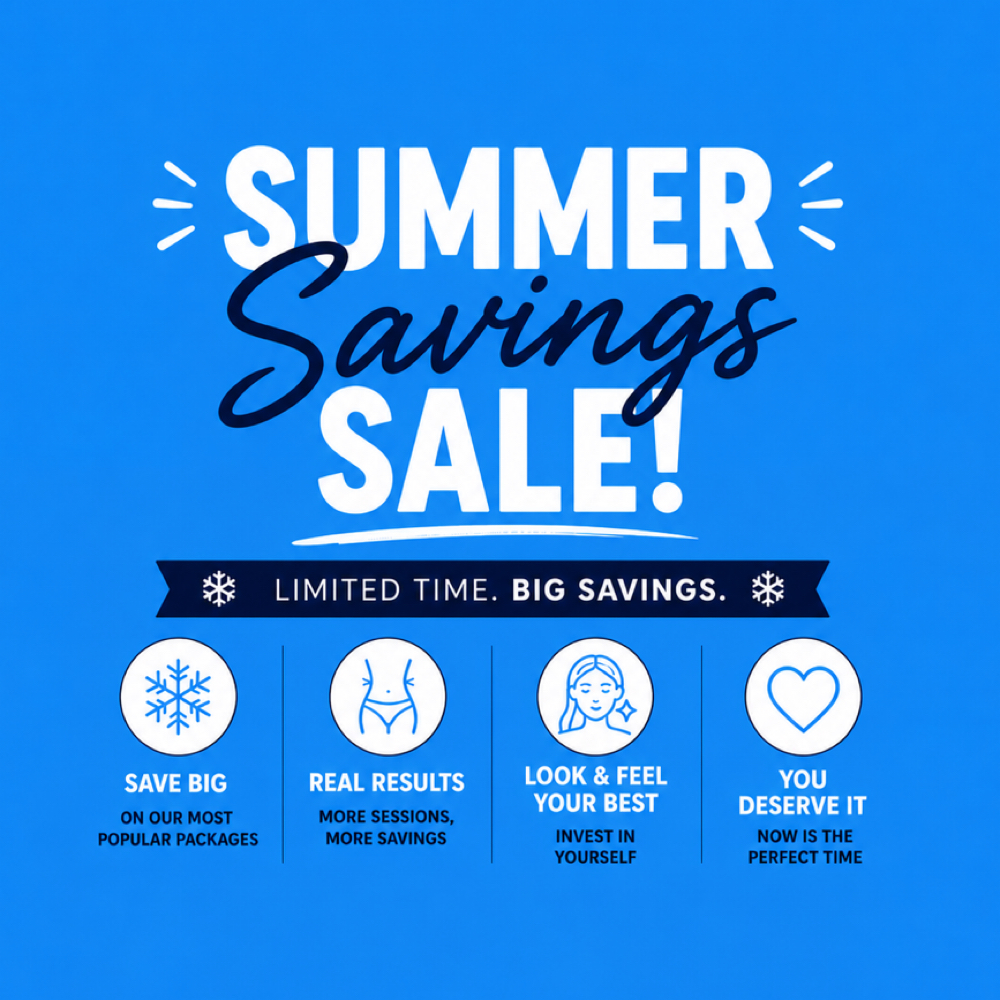Summer Savings Sale - Packages! ☀️ at Below Zero Cryo & Beauty in Morgantown, WV