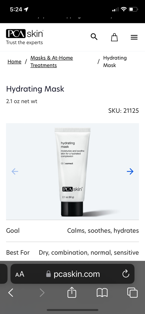 Hydration Mask