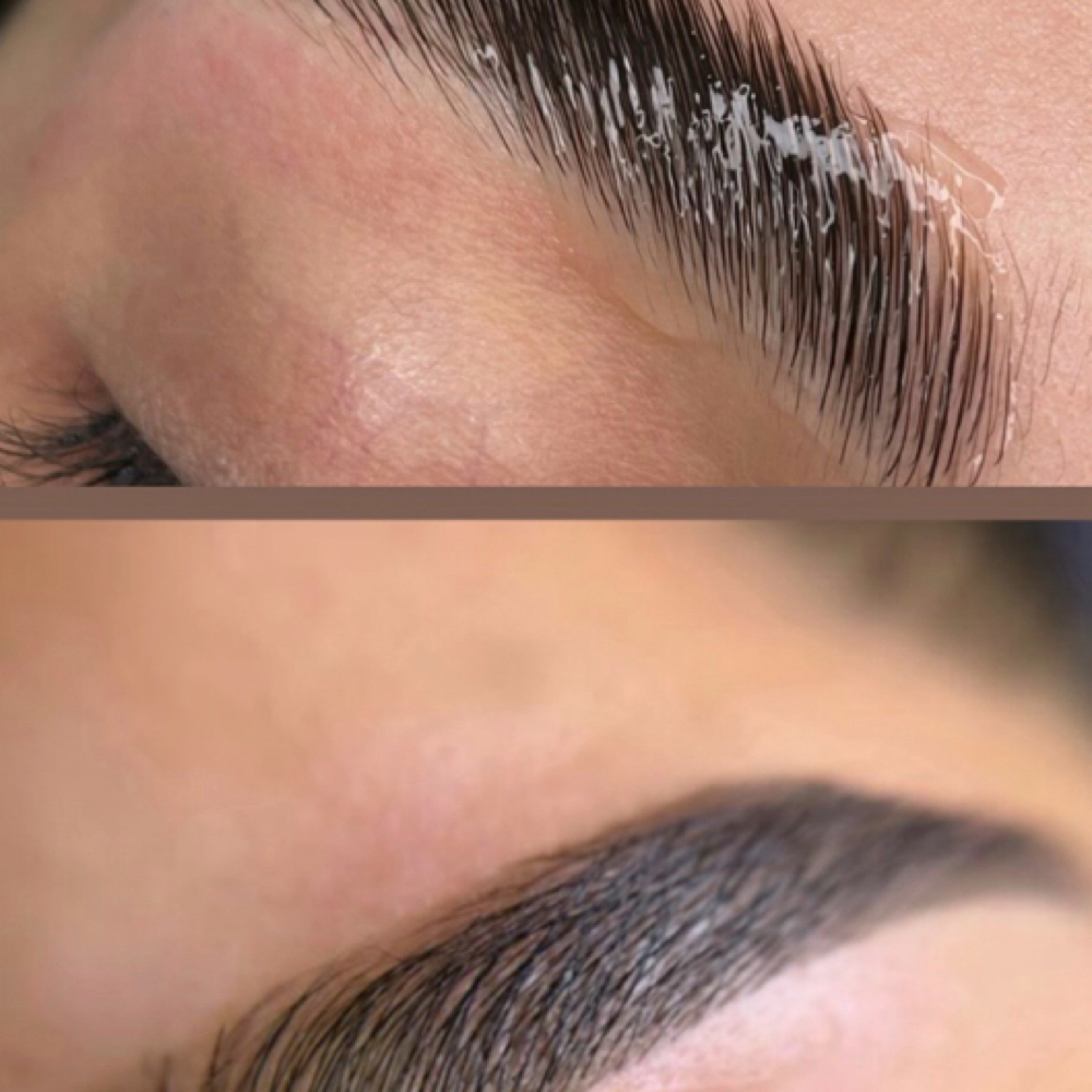 Brow Tint &β Laminate at Punchy Pouts & Esthetics in Amarillo, TX