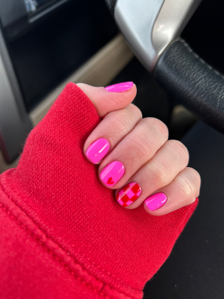 Gel Polish Mani (with design)