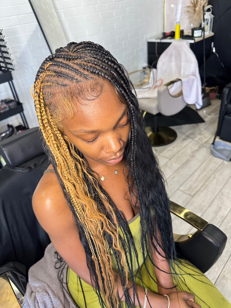 Fulani Knotless Braids