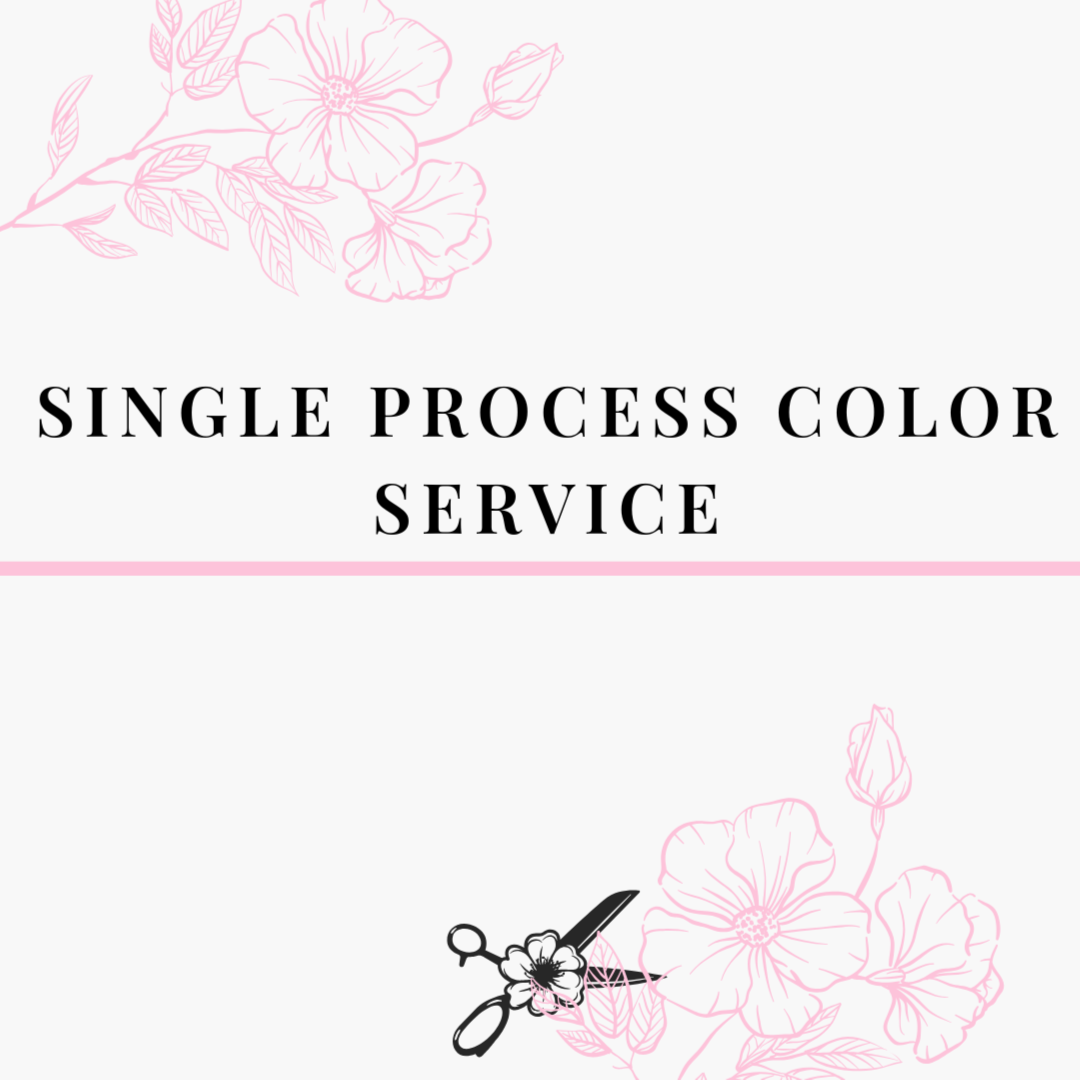 Single Process Color at Brushed Roots Salon in Round Rock, TX