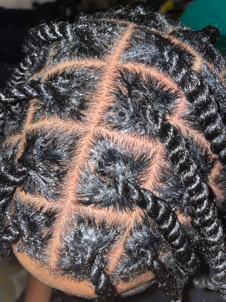 Two Strand Twist at Elsie’s Hair in Randallstown, MD