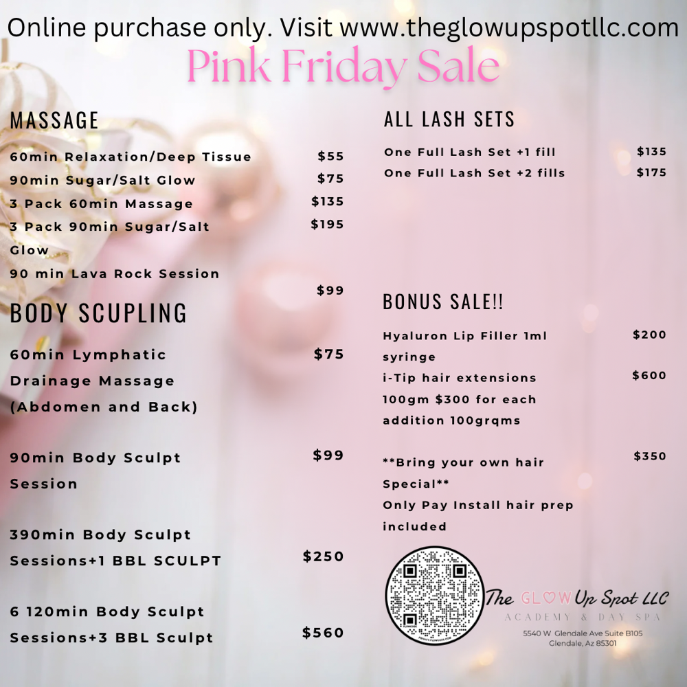 Pink Friday Christmas Sale 60min