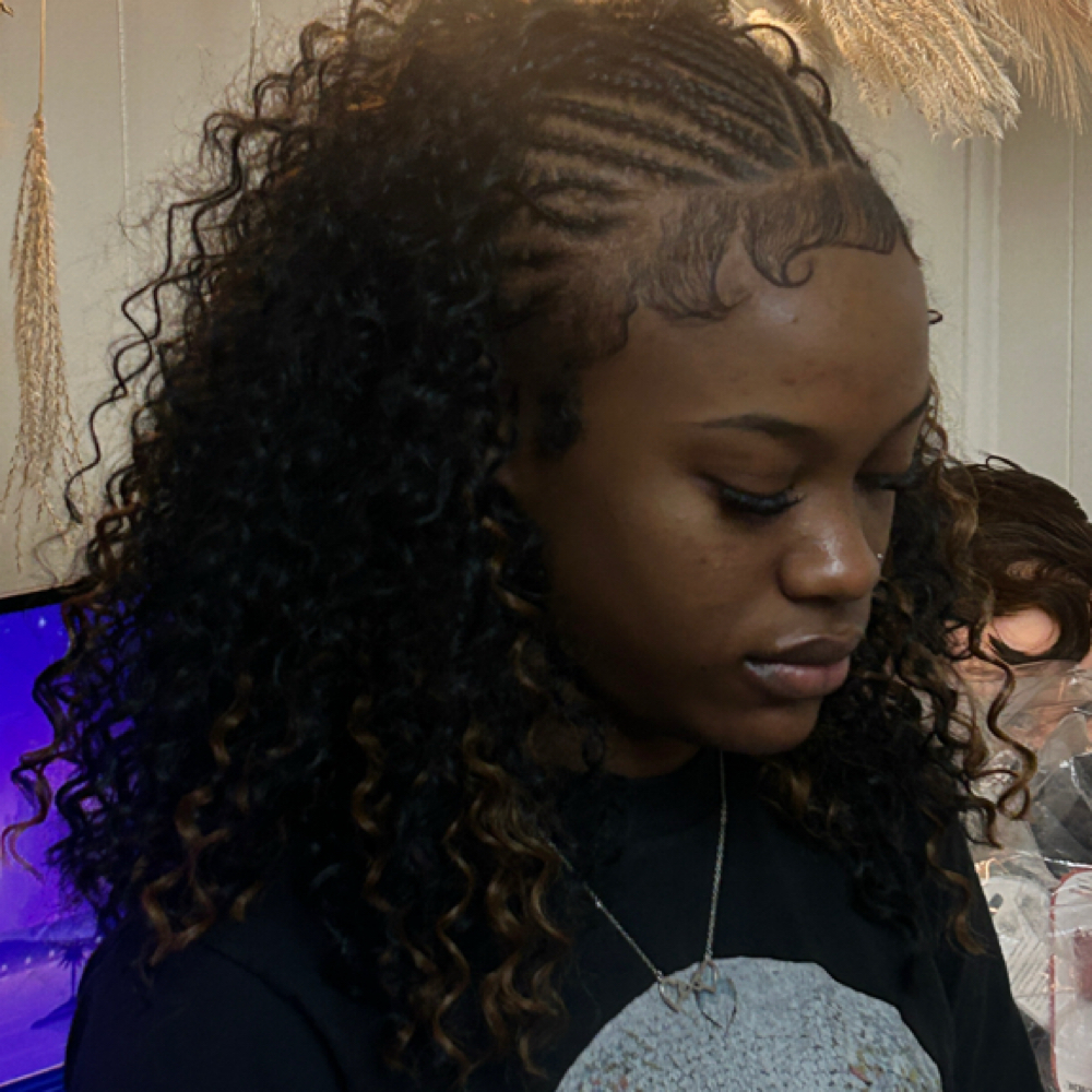 Fulani With Tracks at Styled By Tee in Birmingham, AL