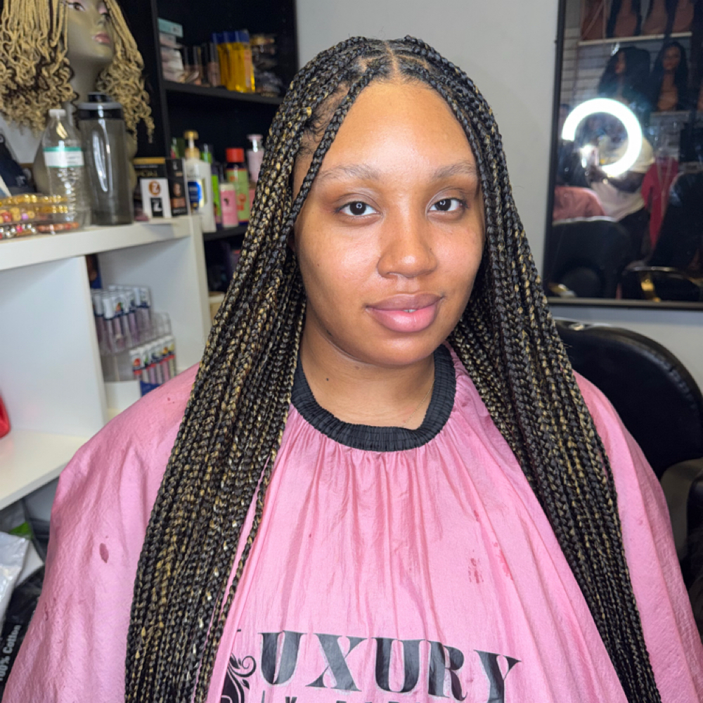 Sm Medium Color knotless at Luxury By Fatima in Atlanta, GA