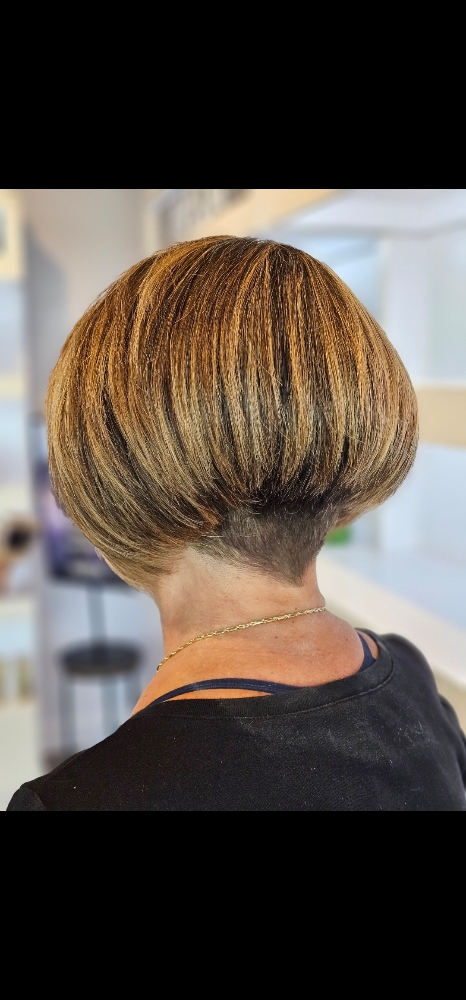 Partial Highlights W/ Cut at Jennifer's Hair Affair in Melbourne, FL