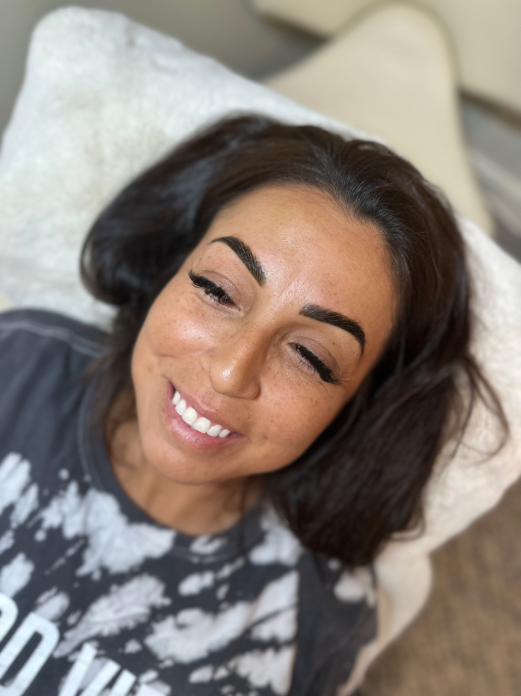 Eyebrow Lamination, Wax And Tint