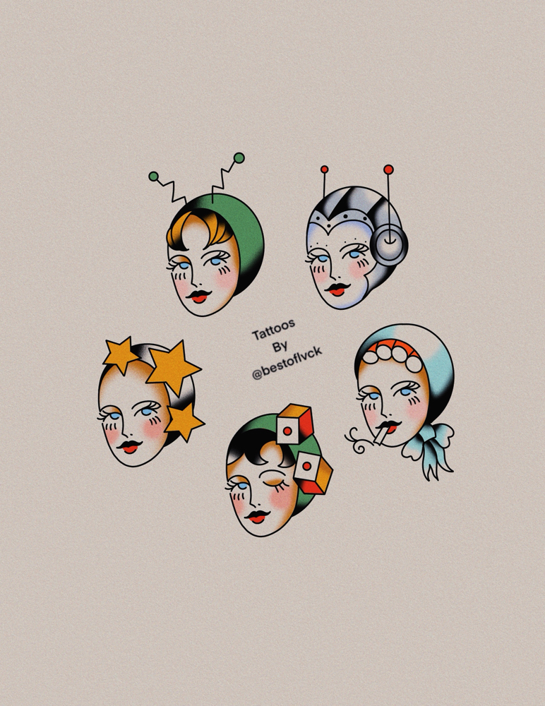 Lady Heads iii