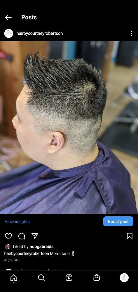Mens Cut