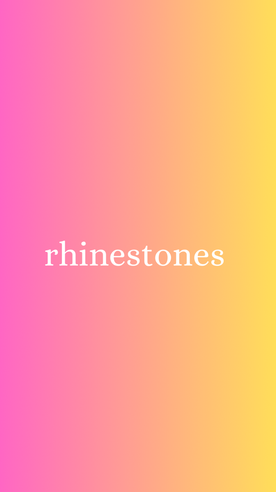 rhinestones