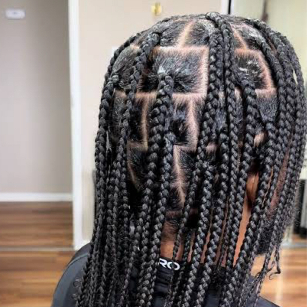 Medium Box Braids ( Natural Hair ) at Slayb.yshae in Dickson, TN