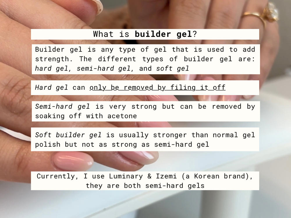 NEW SET - Builder gel overlay