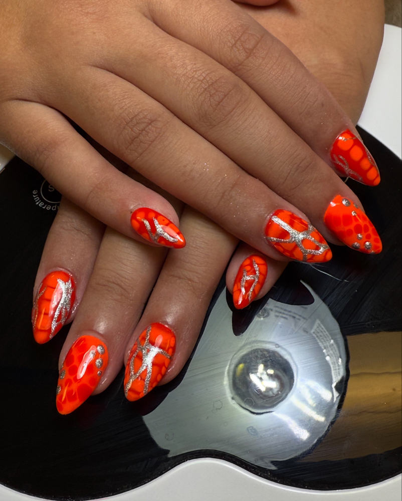 Gel x full set at Almost Heaven Nails in Delbarton, WV