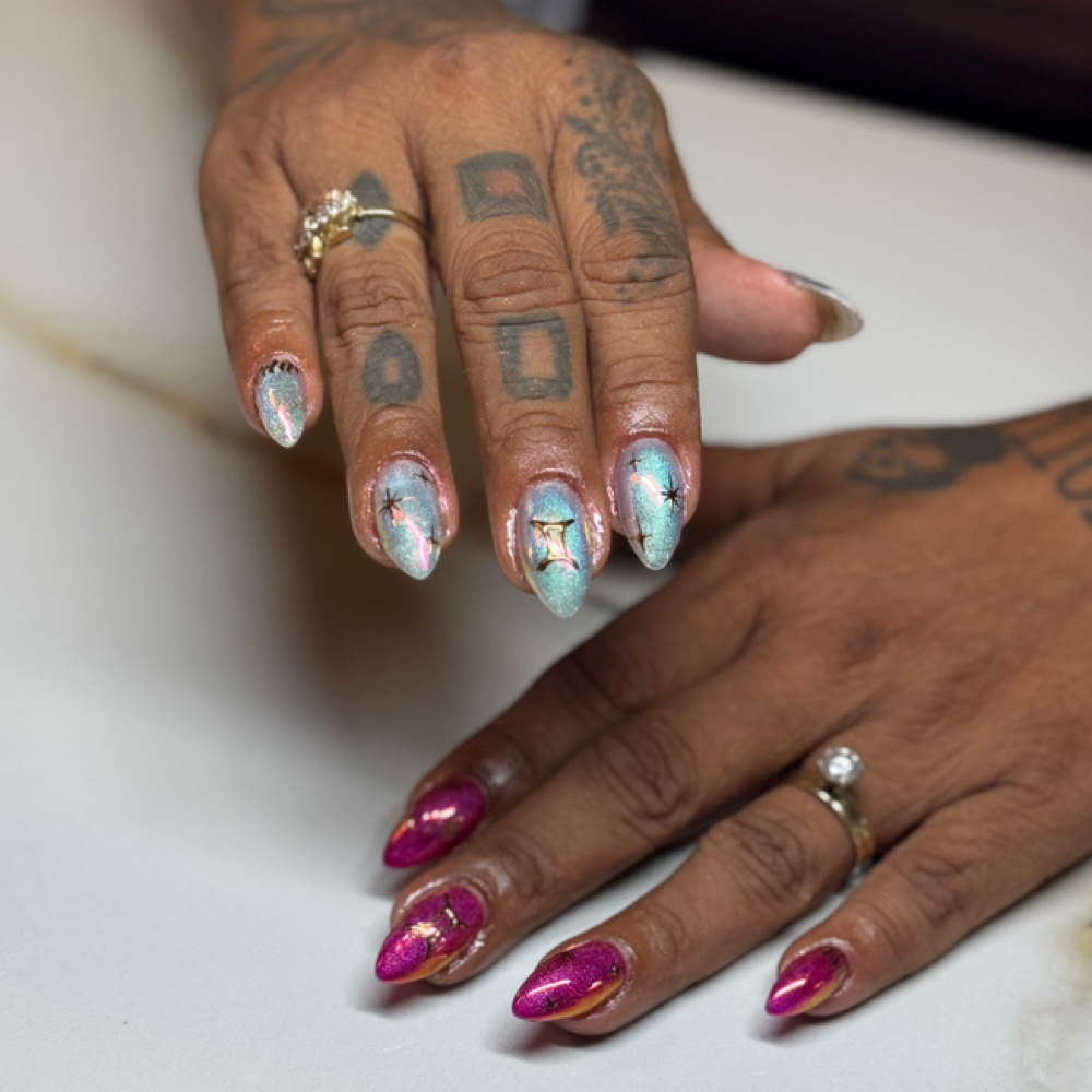 Acrylic Overlay (short Nails) at Jessegbeauty in Rialto, CA