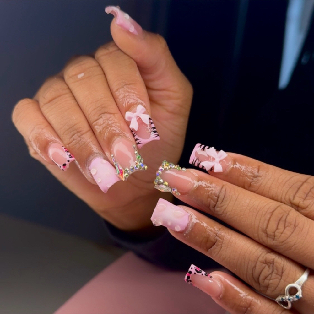 Medium Acrylic Full Set at Opulence Beauty Bar in Aliquippa, PA