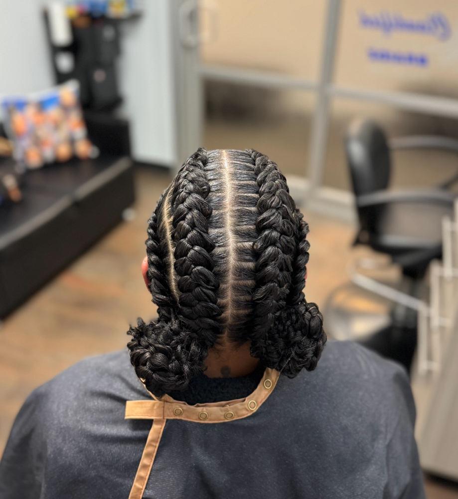 Butterfly Braid (3-4 Braids)