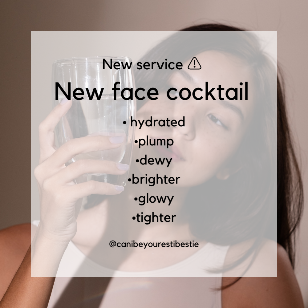 Moo Deng face cocktail add-on