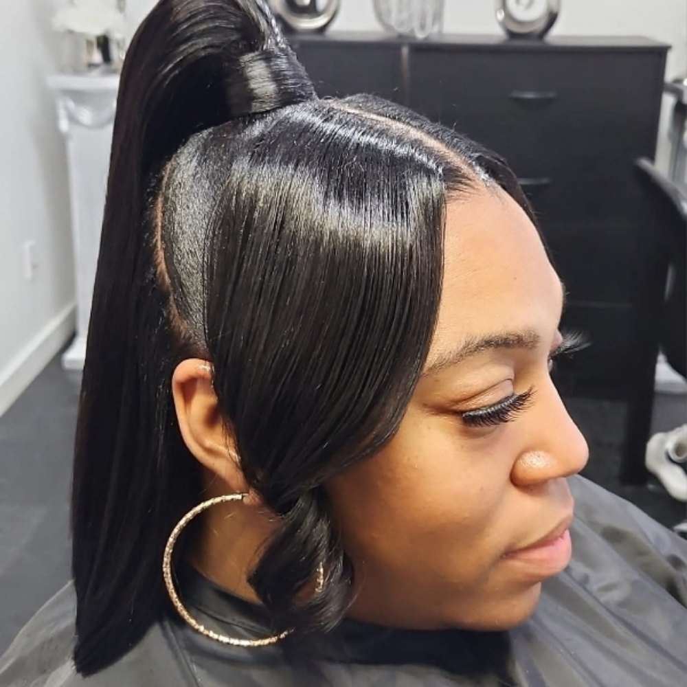 Quickweave Bob w/ponytail at Leandrea's in Chesterfield, VA